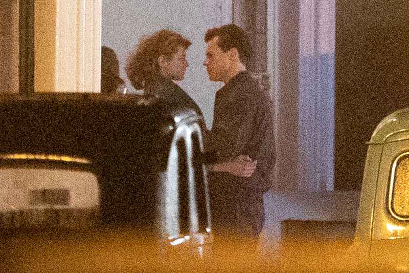 Harry Styles and The Crown Emma Corrin Kiss Passionately on the My Policeman Set 3