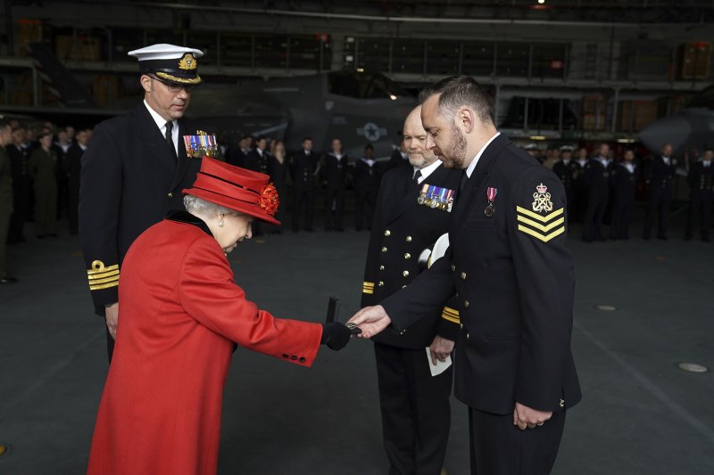 How Queen Elizabeth Honored Prince Philip at Navy Carrier Visit 1 Month After His Funeral
