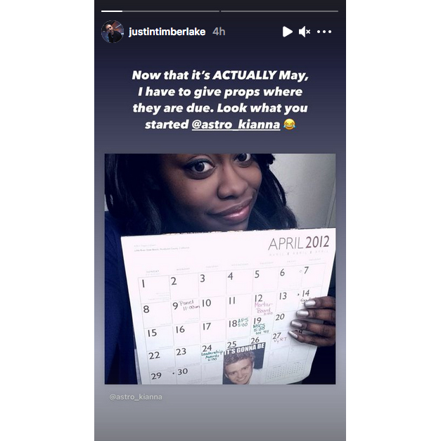 Justin Timberlake Calls Out ‘It’s Gonna Be May’ Meme Creator: 'Look What You Started'