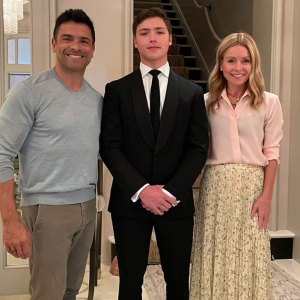 Kelly Ripa and Mark Consuelos Son Joaquin Goes to Prom in Dads Tuxedo 9
