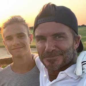 LOL! David Beckham Trolls Son Romeo for Copying His Bleached Buzz Cut