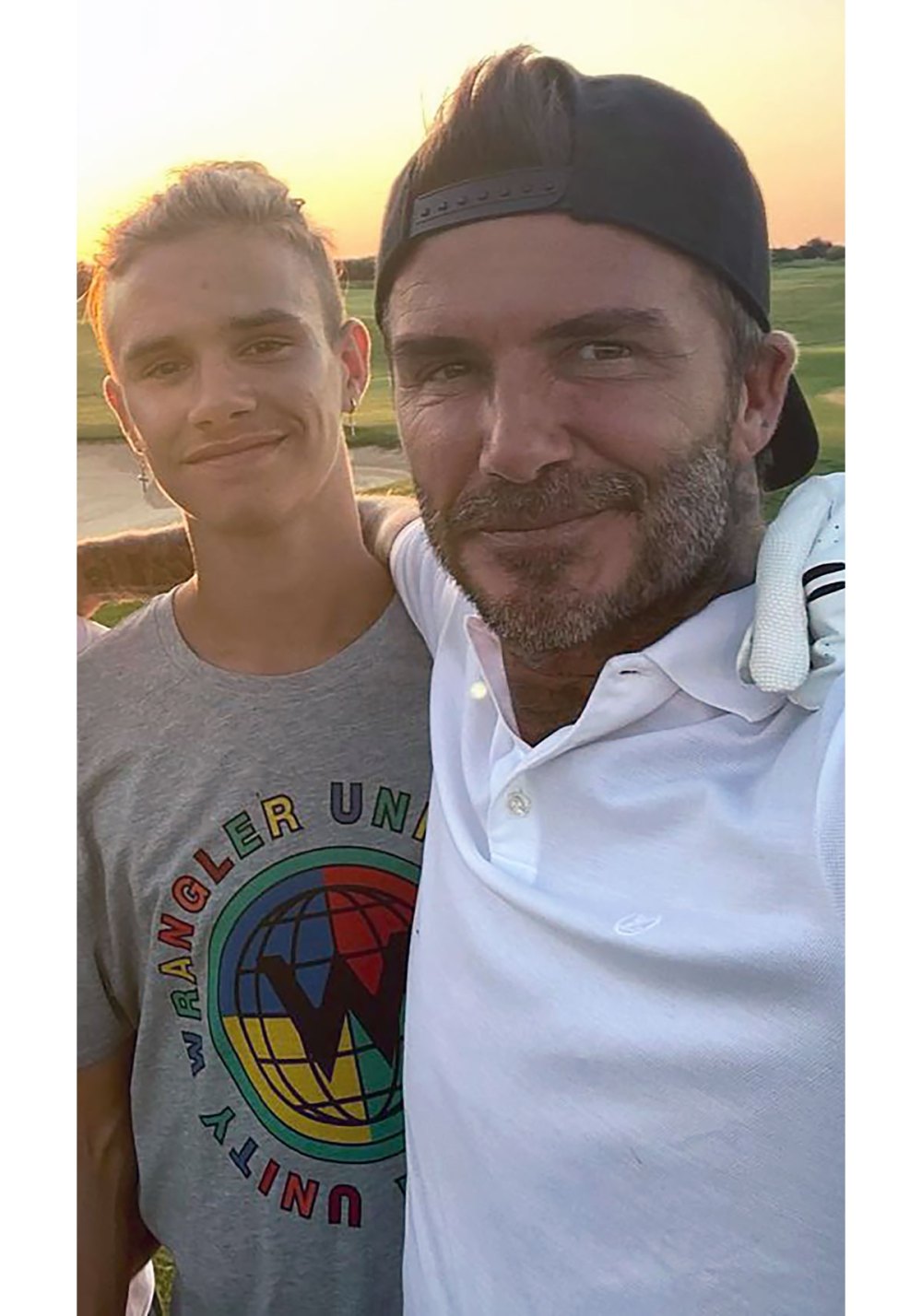 LOL! David Beckham Trolls Son Romeo for Copying His Bleached Buzz Cut