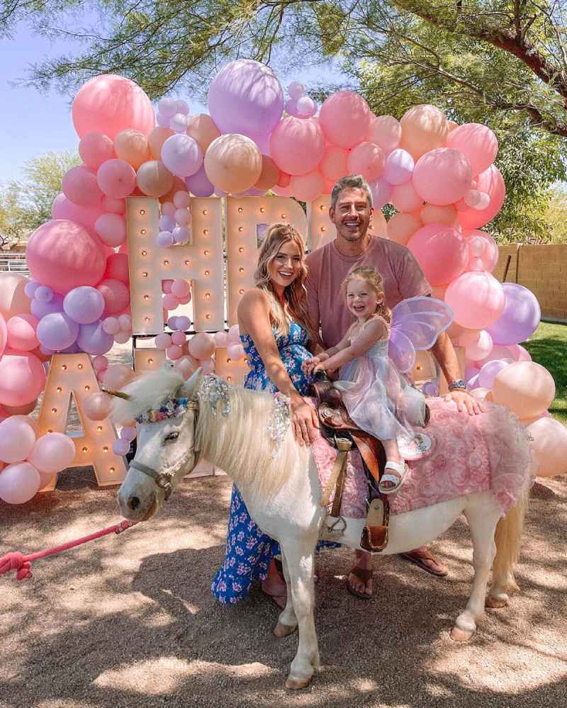 Pregnant Lauren Burnham Arie Luyendyk Jr Celebrate Daughter Alessis 2nd Birthday With Butterfly Princess Party