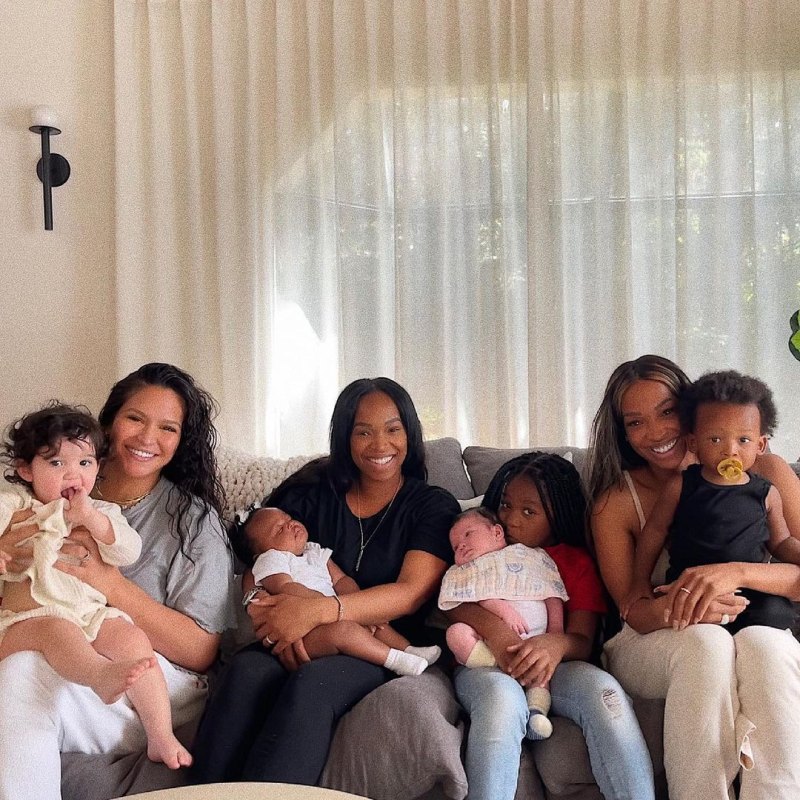 Malika, Khadijah Haqq and Cassie Pose for Group Pic With Kids: Our ‘Village'