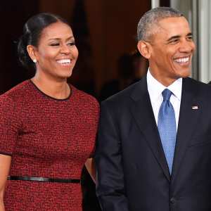 Michelle Obama Knit Husband Barack a Crewneck Sweater That ‘He Loves’
