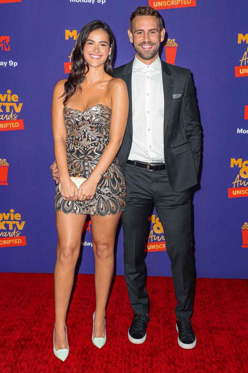 Natalie Joy Nick Viall Red Carpet Debuts 2021 MTV Movie & TV Awards