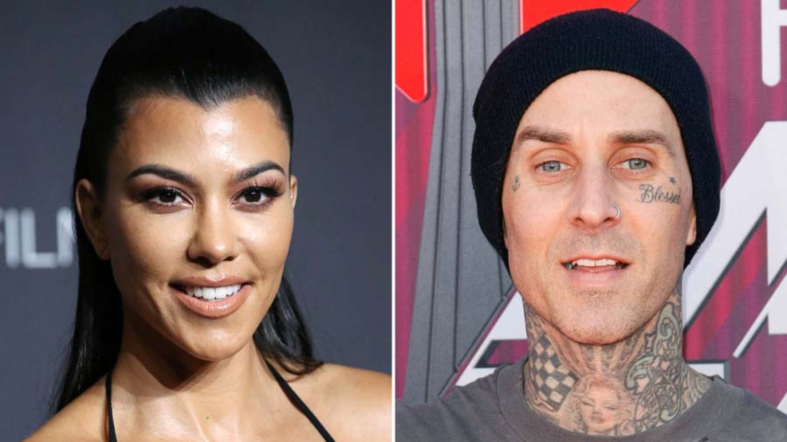 OMG Kourtney Kardashian Tattoos Travis Barker I Love You