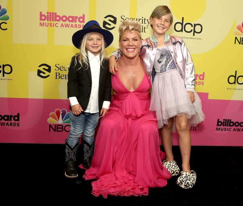 Pink Brings Daughter Willow and Son Jameson as Her Dates to the Billboard Music Awards 2021