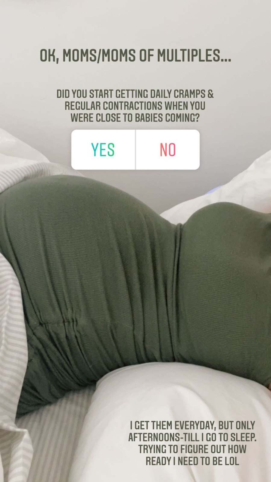 Pregnant Lauren Burnham Experiencing ‘Daily Cramps and Regular Contractions'