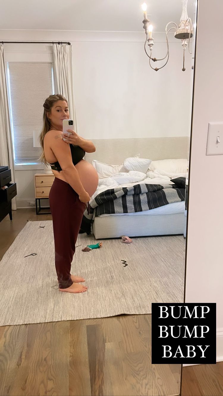 Pregnant Shawn Johnson: I’ve ‘Officially Started the Hands-on-Back Pose' Sharing Her Progress