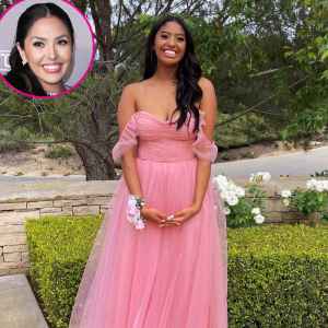 Promo Vanessa Bryant Daughter Natalia Poses for Prom Pictures in Pink Dress