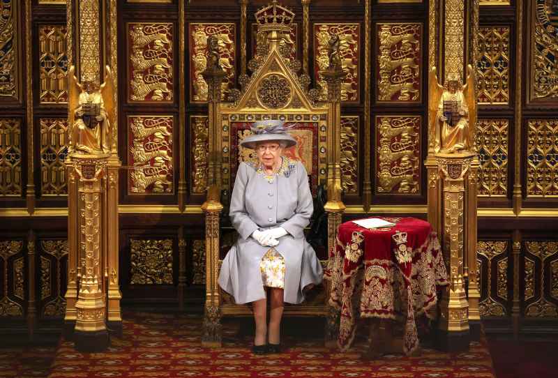 Queen Elizabeth II Makes 1st Official Outing Since Prince Philip Funeral to Open Parliament 4