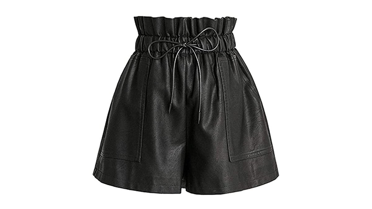 Schhjzpj Leather Shorts Are Flattering and Perfect for Summer