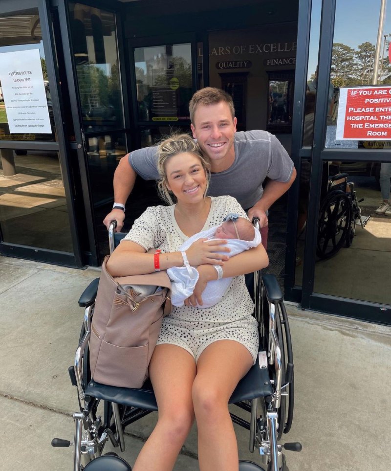 Sadie Robertson and Christian Huff Head Home With Newborn Daughter Honey