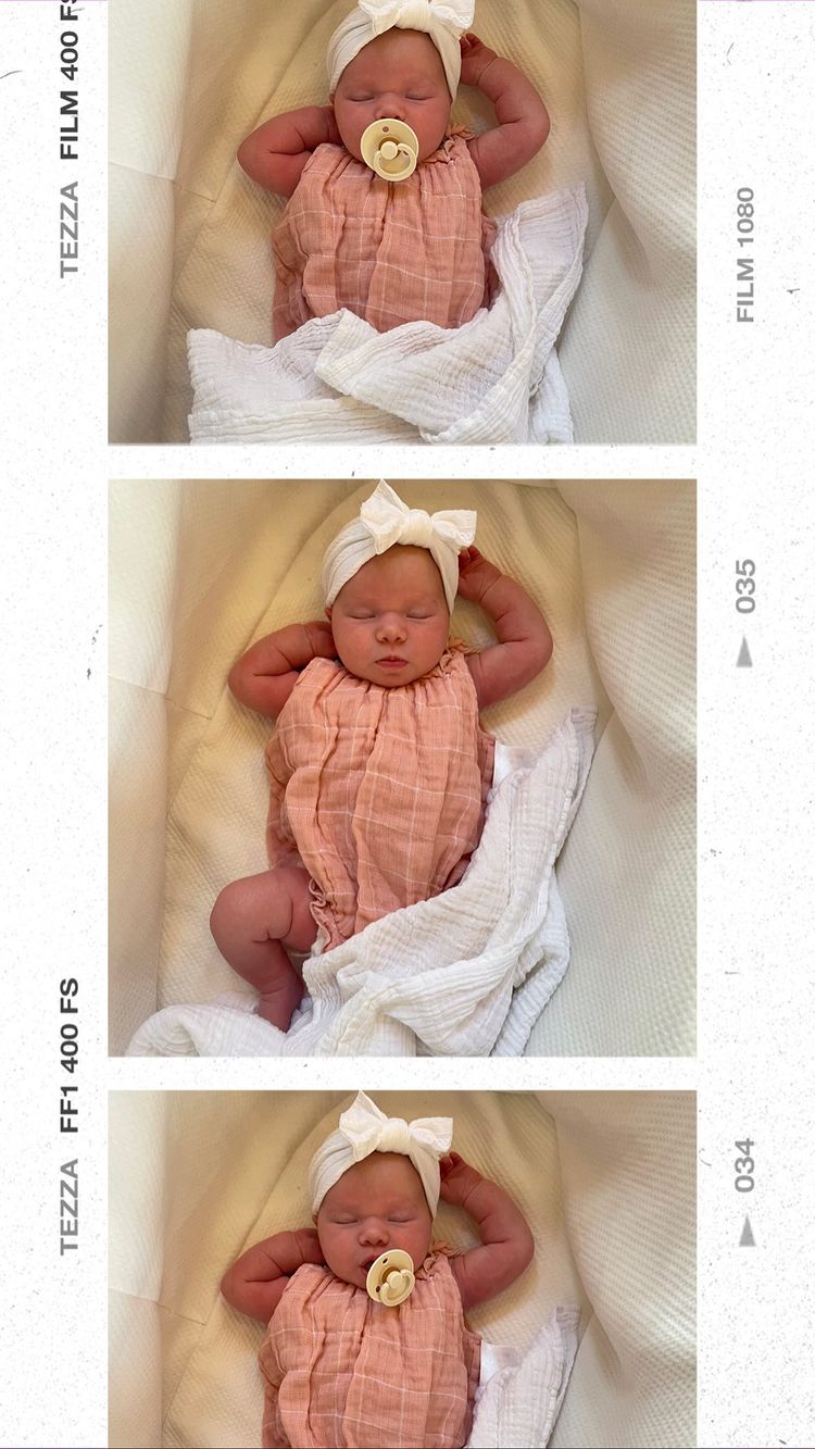 Sadie Robertson and Christian Huff's Daughter Honey's Baby Album Pretty in Pink