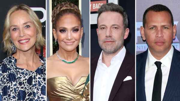 Sharon Stone Reacts to Jennifer Lopez Ben Affleck Alex Rodriguez