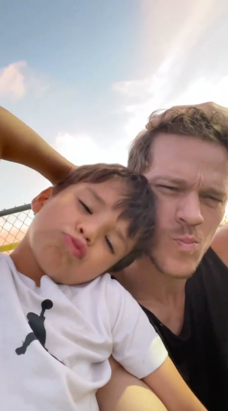 Silly Selfie! Ryan Dorsey's Photos With His and Naya Rivera's Son Josey