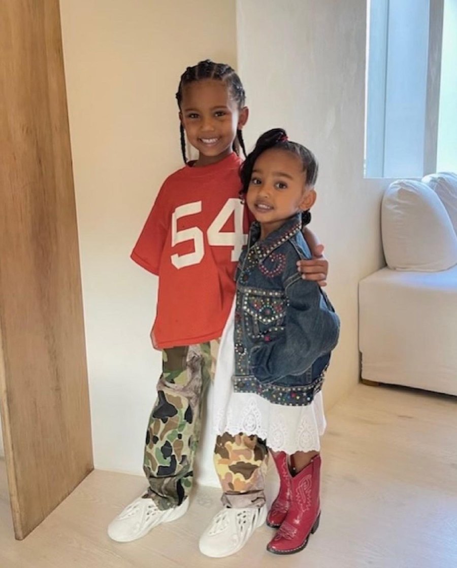 Sweet Siblings! Kim Kardashian Posts New Photo of Saint and Chicago