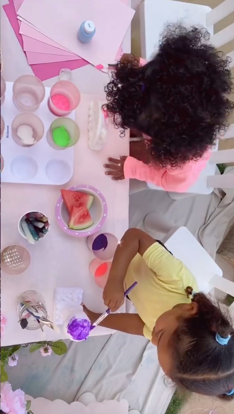 Toddler Time! Khloe Kardashian Hosts Painting Party for True, Her Cousins