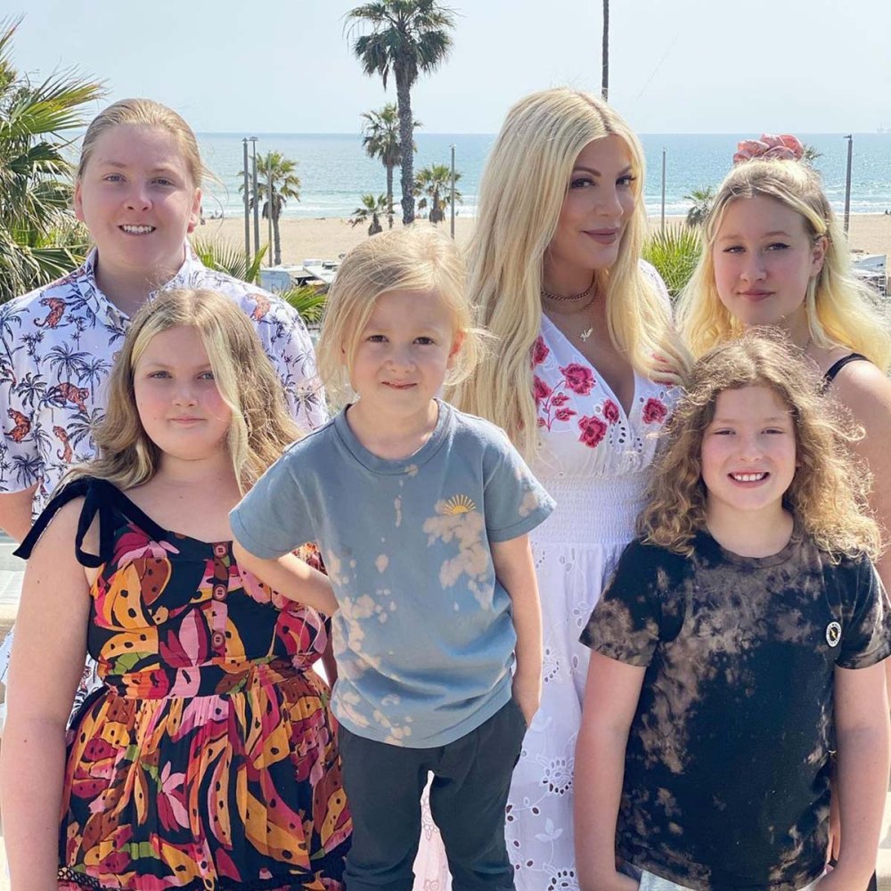 Tori Spelling's family album