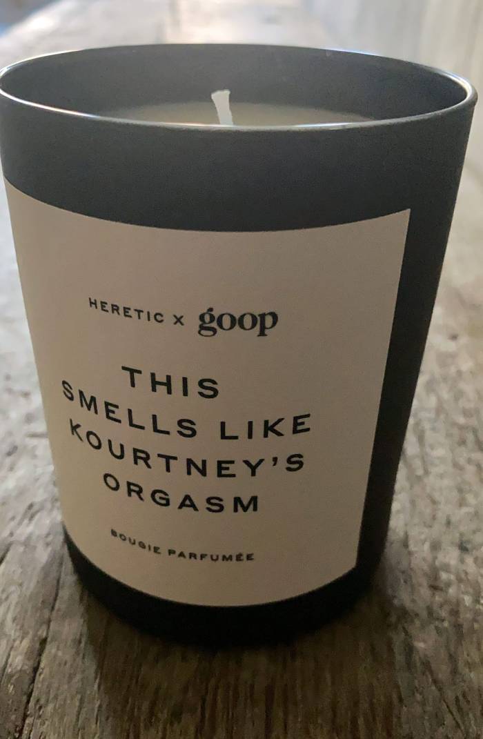 Um, Travis Barker Has a Goop Candle That ‘Smells Like Kourtney’s Orgasm’