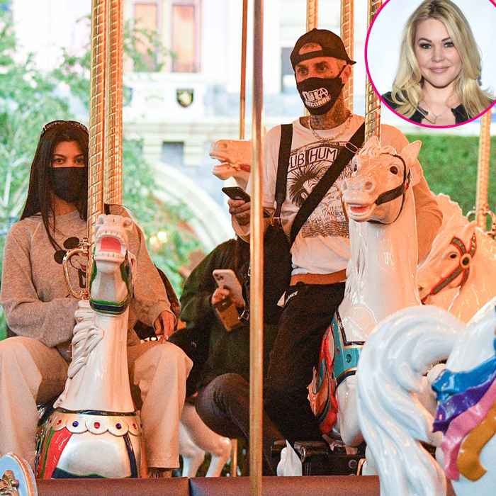 Travis Barker Kourtney Kardashian Go Disneyland Amid Shanna Drama