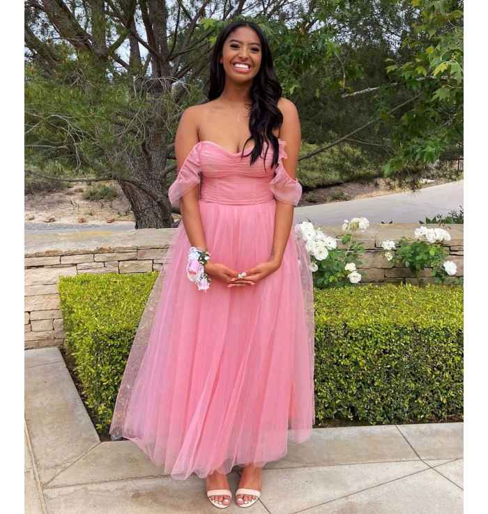 Vanessa Bryant’s Daughter Natalia Attends Prom in Pink Dress: Photos