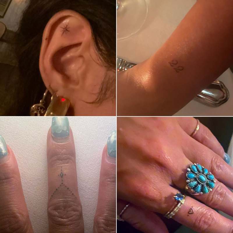 Vanessa Hudgens Gets 4 Dainty Tattoos — And 1 Is Inside Her Ear!