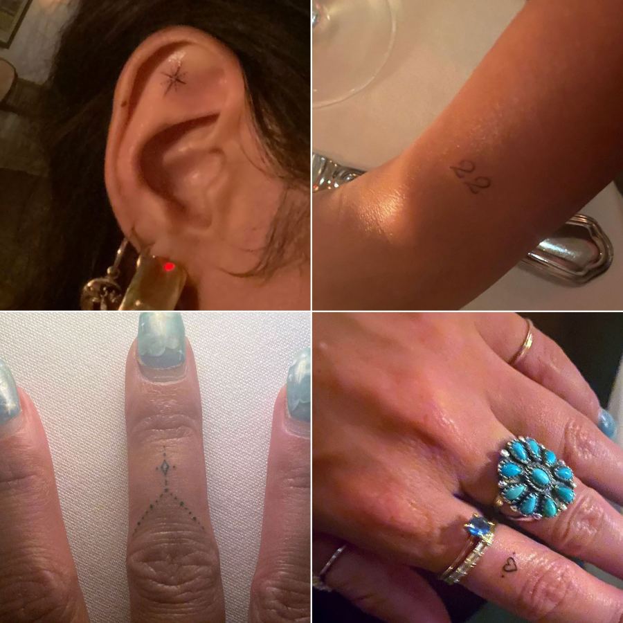 Vanessa Hudgens Gets 4 Dainty Tattoos — And 1 Is Inside Her Ear!