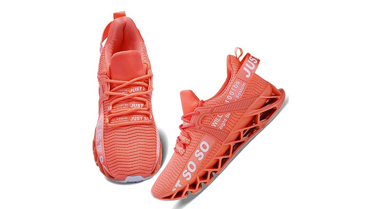 Wonesion Women's Walking Running Athletic Blade Non Slip Sneakers