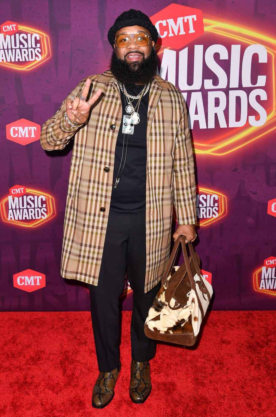 CMT Music Awards 2021 Red Carpet Arrivals - Blanco Brown