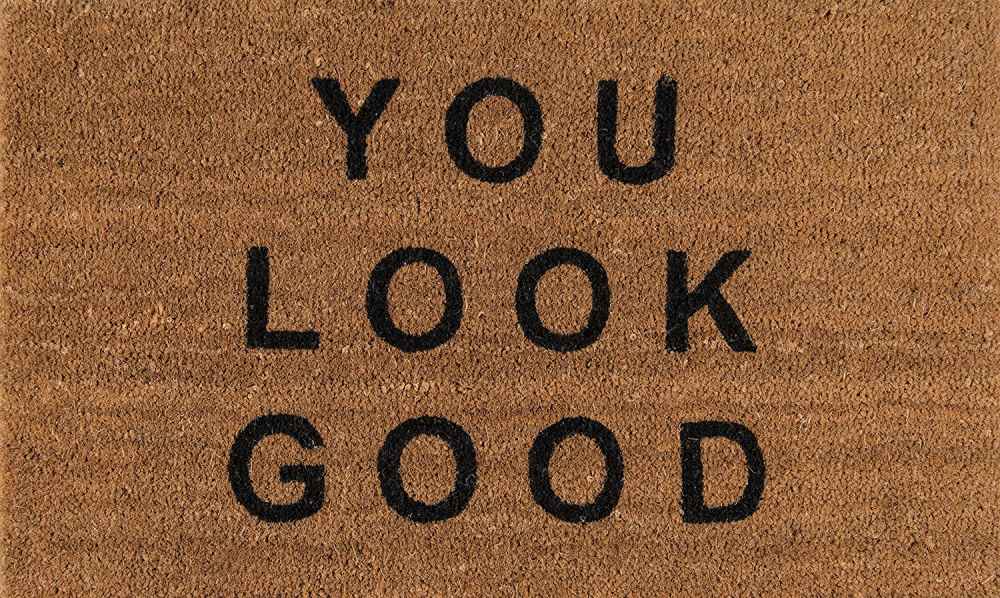 Aloha Collection You Look Good Doormat