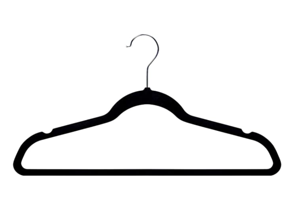 Amazon Basics Slim, Velvet, Non-Slip Clothes Suit Hangers