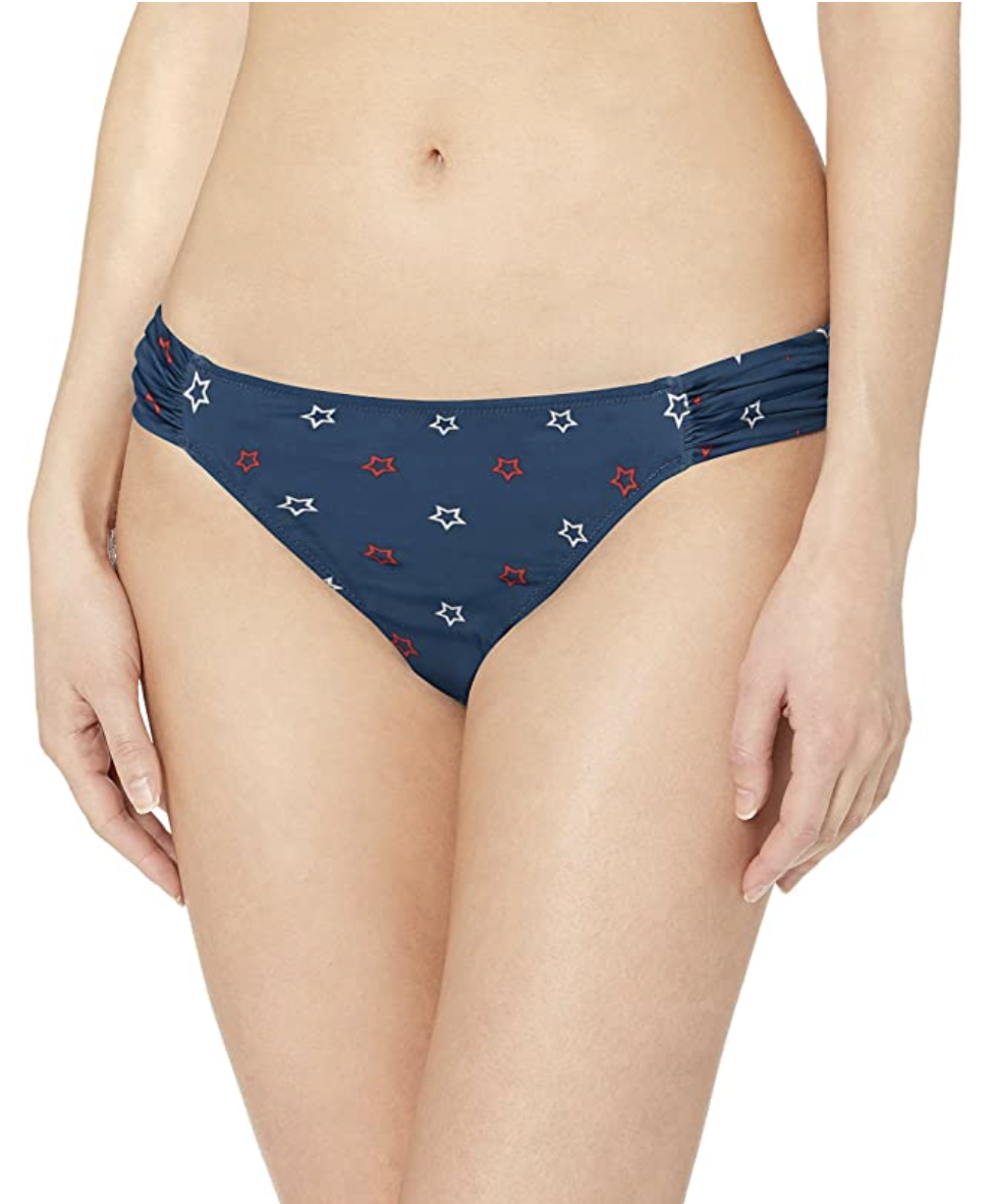 Amazon Essentials Women's Side Tab Bikini Swimsuit Bottom