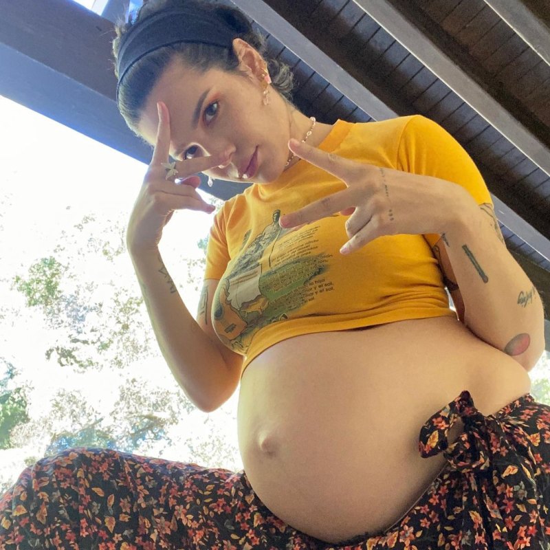 Bare Bump! See Halsey’s Pregnancy Progress Ahead of 1st Child’s Arrival