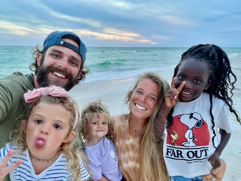 Beach Brood! Thomas Rhett, Lauren Akins' Best Family Photos Over the Years