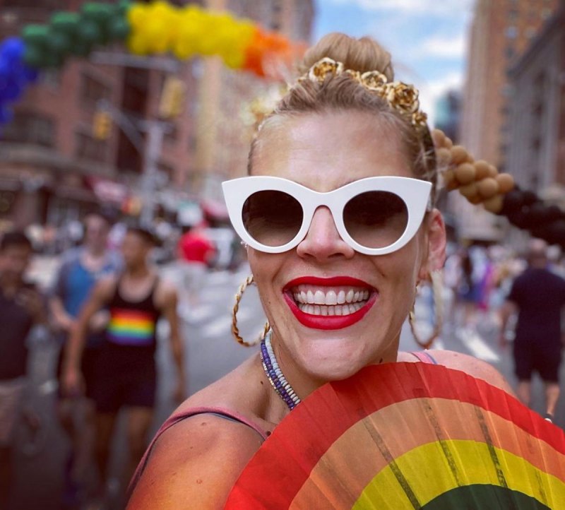 Busy Philipps Attends Pride Parade With Child Birdie 14
