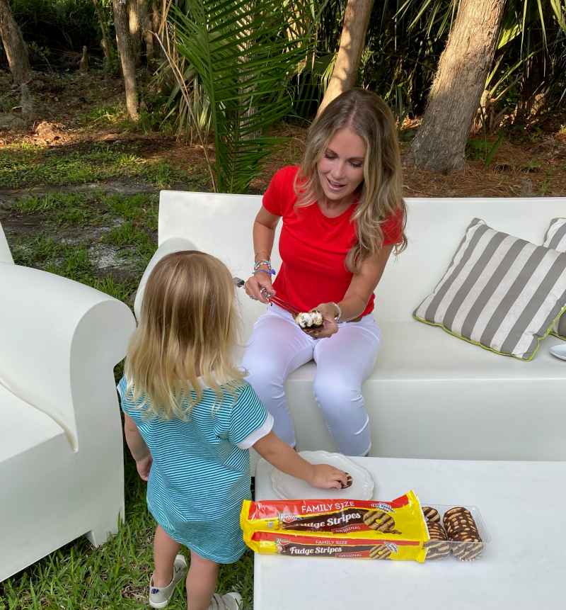 Cameran Eubanks With her Little One
