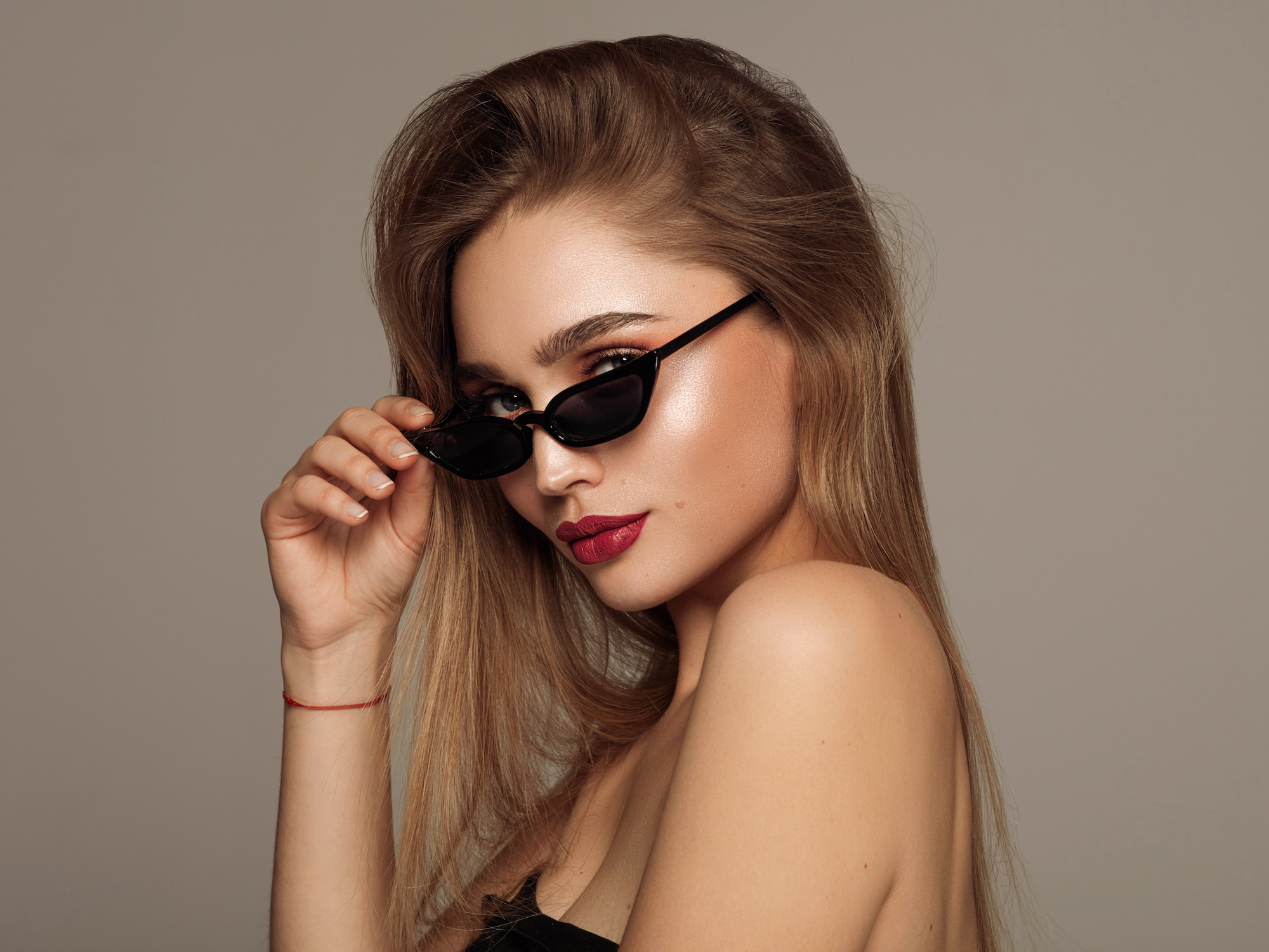 Closeup-Woman-Stock-Photo