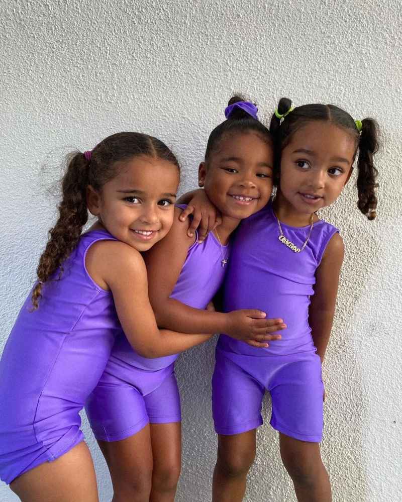 Cutest Kardashian Kids Moments Pretty in Purple