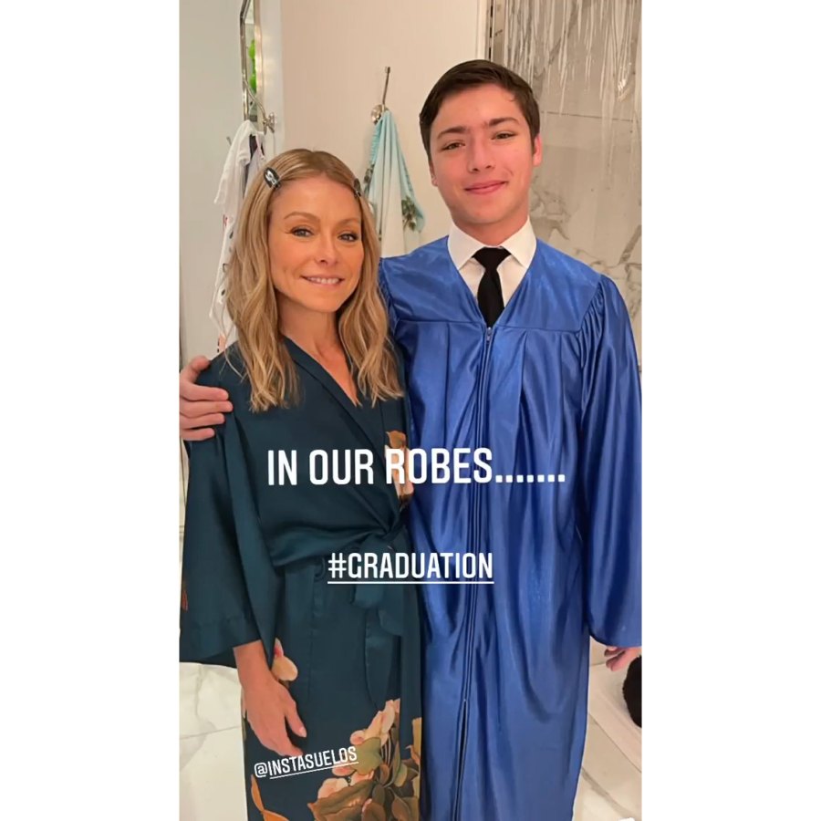‘Empty Nesters’ Kelly Ripa and Mark Consuelos Celebrate Son Joaquin’s High School Graduation