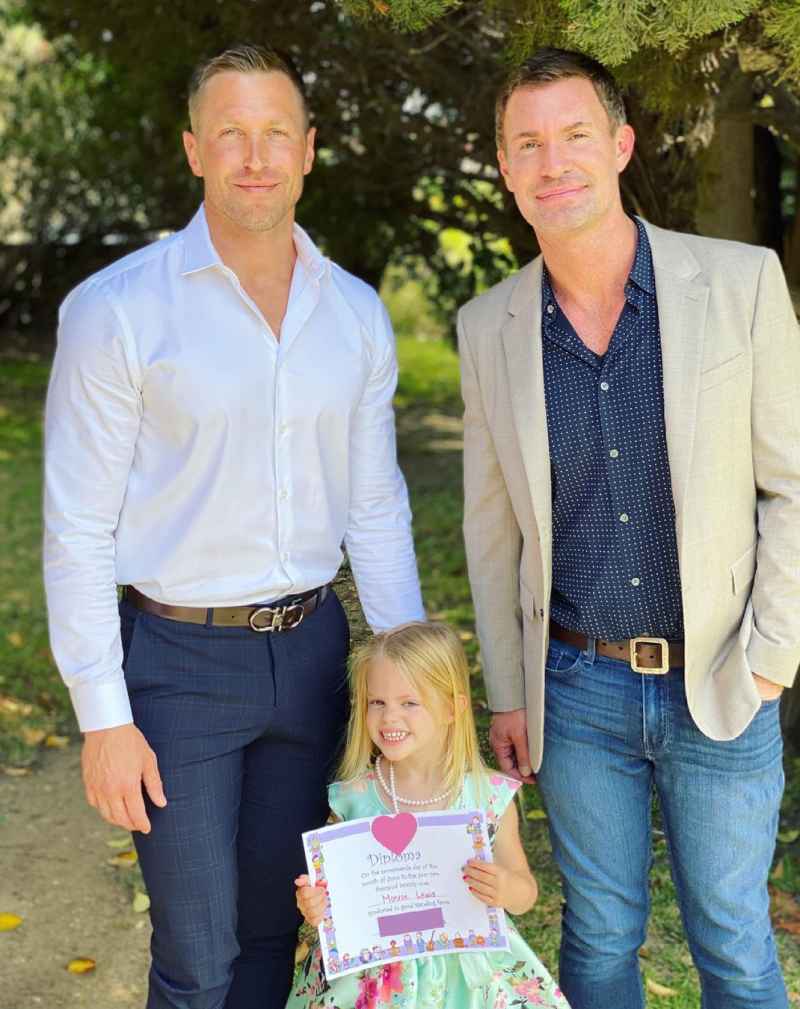 Exes Jeff Lewis and Gage Edward Attend Daughter Monroe’s Graduation