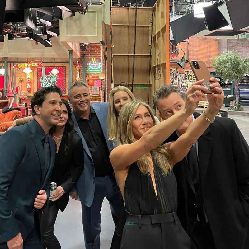 Secret Huddle, Selfies and More! 'Friends' Cast Share BTS Photos From 'Reunion' Special