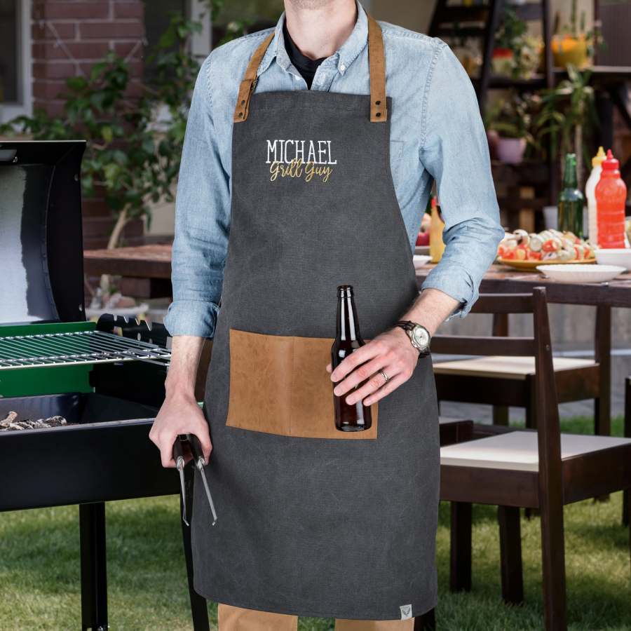 Foster Rye Personalized Grilling Apron Fun Presents Fit for Fathers Day 2021 Gift Guide