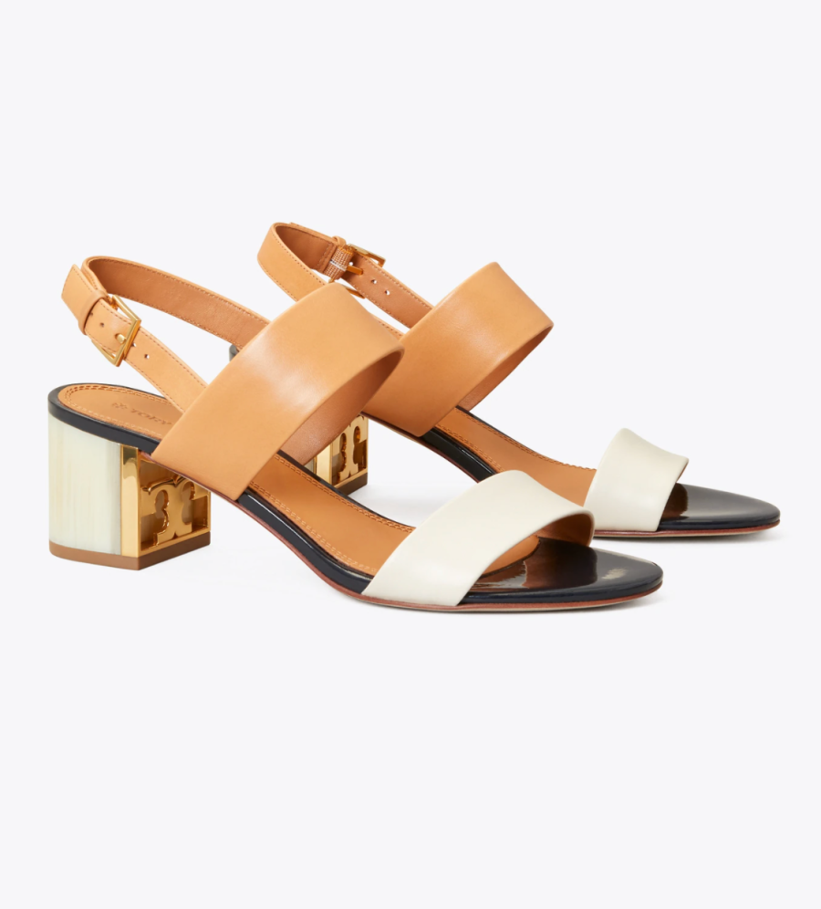 tory burch two tone sandals