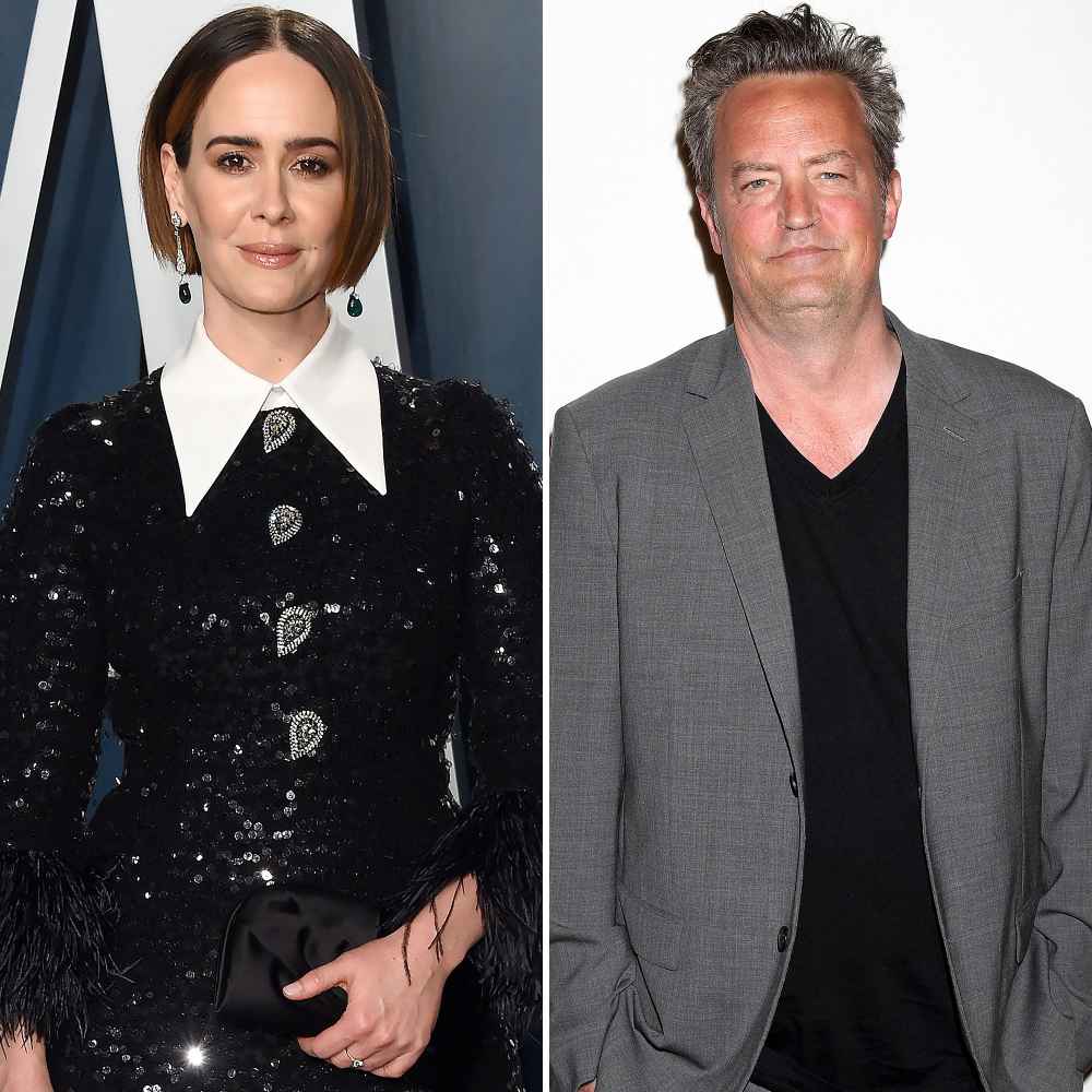 Harsh Sarah Paulson Was Rejected Matthew Perry at Make Out Party