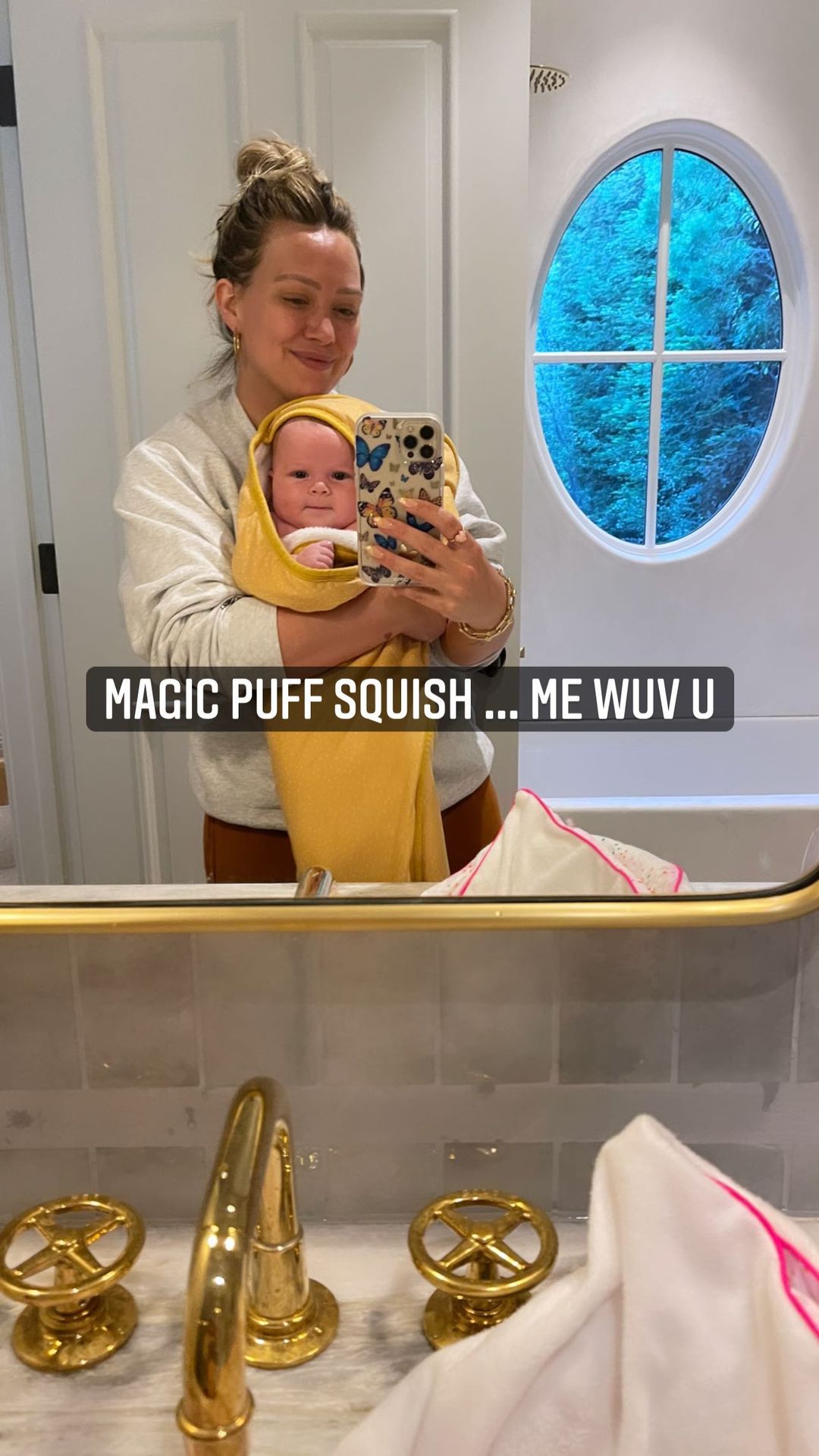 Hilary Duff and Matthew Koma's Youngest Daughter's Baby Album Towel Time