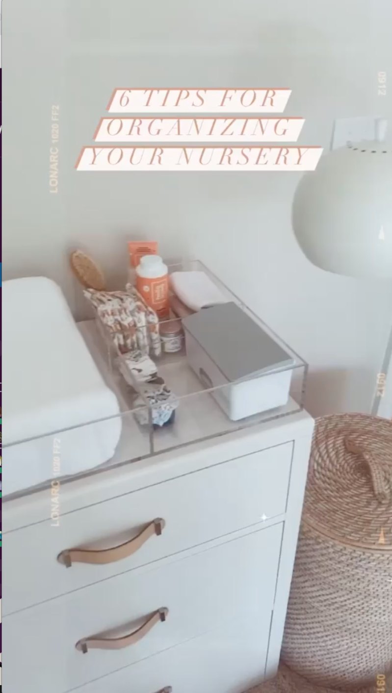 Inside Pregnant Lauren Bushnell’s Nursery Ahead of Baby Boy’s Arrival Changing Table