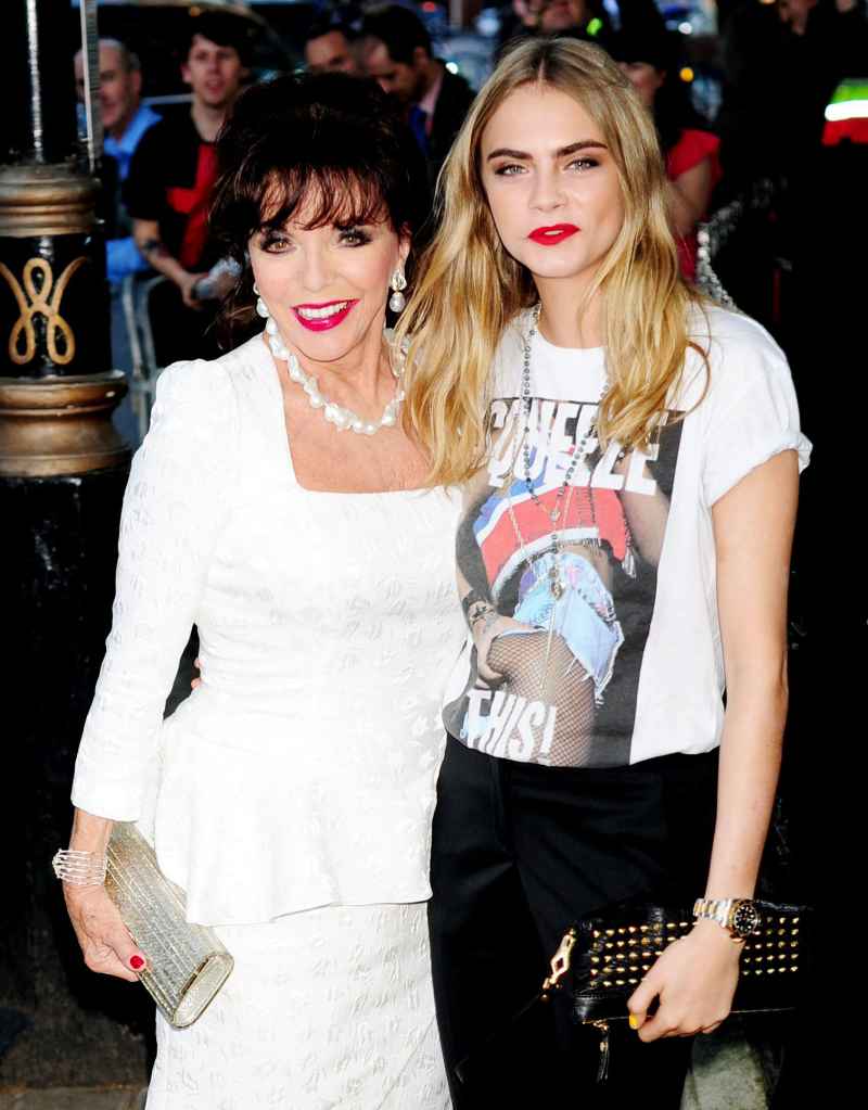 Joan Collins and Cara Delevingne Celebs Who Are Godparents