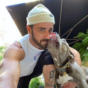 Justin Theroux Gushes Over Dog Kuma for Her Gotcha Day 6